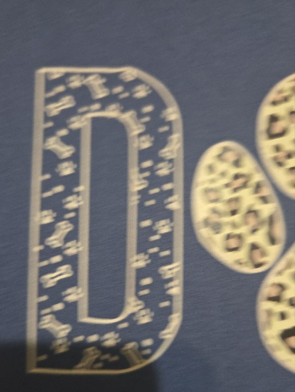 SHEIN Blue 'Dog Mama' Leopard Paw Graphic Tee - Picture 3 of 8